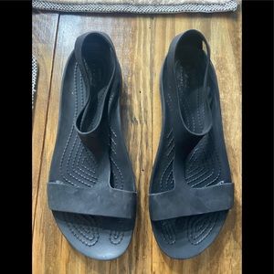 CROC sandals Black Size 9
